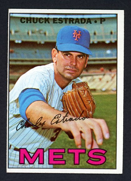 1967 Topps Baseball #537 Chuck Estrada Mets VG-EX 519136