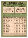 1967 Topps Baseball #599 Bob Duliba A's EX-MT 519157