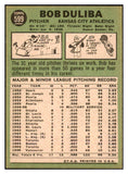 1967 Topps Baseball #599 Bob Duliba A's NR-MT 519174