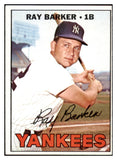 1967 Topps Baseball #583 Ray Barker Yankees EX-MT 519187