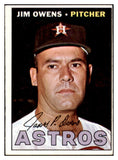 1967 Topps Baseball #582 Jim Owens Astros EX 519188