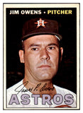 1967 Topps Baseball #582 Jim Owens Astros NR-MT 519190