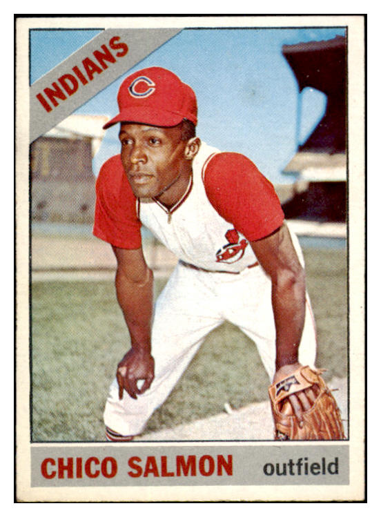 1966 Topps Baseball #594 Chico Salmon Indians EX-MT 519218