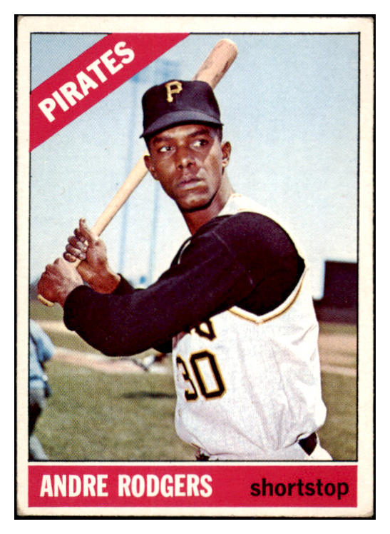 1966 Topps Baseball #592 Andre Rodgers Pirates EX-MT 519220