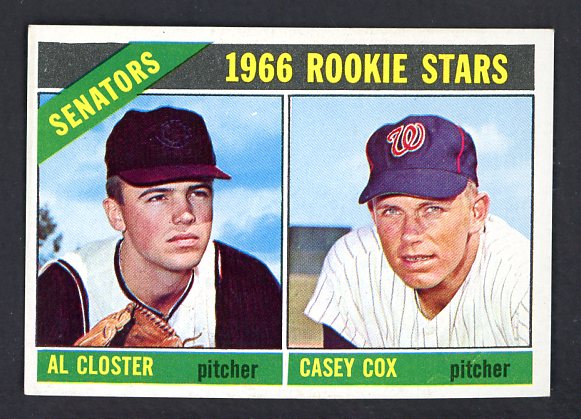 1966 Topps Baseball #549 Casey Cox Senators EX-MT 519236