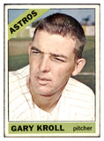 1966 Topps Baseball #548 Gary Kroll Astros VG 519237