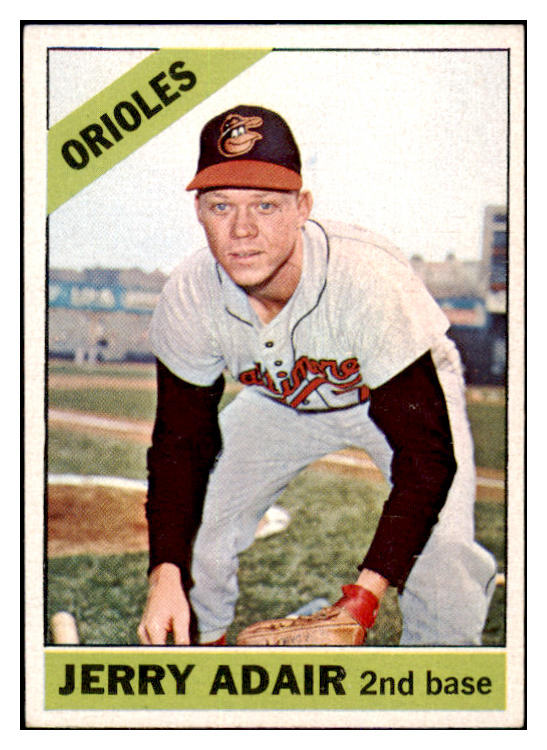 1966 Topps Baseball #533 Jerry Adair Orioles NR-MT 519238