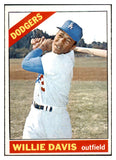 1966 Topps Baseball #535 Willie Davis Dodgers EX-MT 519243