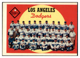 1959 Topps Baseball #457 Los Angeles Dodgers Team VG-EX 519293