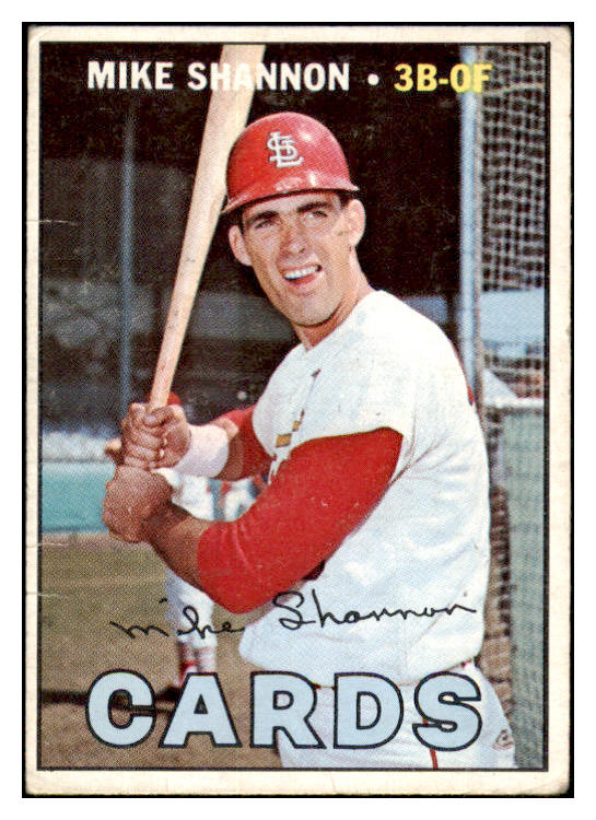 1967 Topps Baseball #605 Mike Shannon Cardinals VG-EX 519299