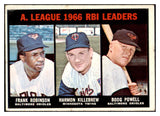 1967 Topps Baseball #241 A.L. RBI Leaders Robinson VG-EX 519302