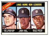 1966 Topps Baseball #218 A.L. Home Run Leaders Conigliaro VG-EX 519309