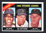 1966 Topps Baseball #224 A.L. Win Leaders Jim Kaat VG-EX 519317