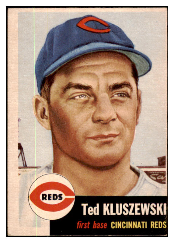 1953 Topps Baseball #162 Ted Kluszewski Reds EX+/EX-MT 519320