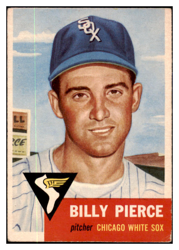 1953 Topps Baseball #143 Billy Pierce White Sox VG 519322