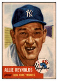 1953 Topps Baseball #141 Allie Reynolds Yankees EX+/EX-MT 519324