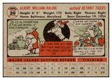 1956 Topps Baseball #020 Al Kaline Tigers EX Gray 519327