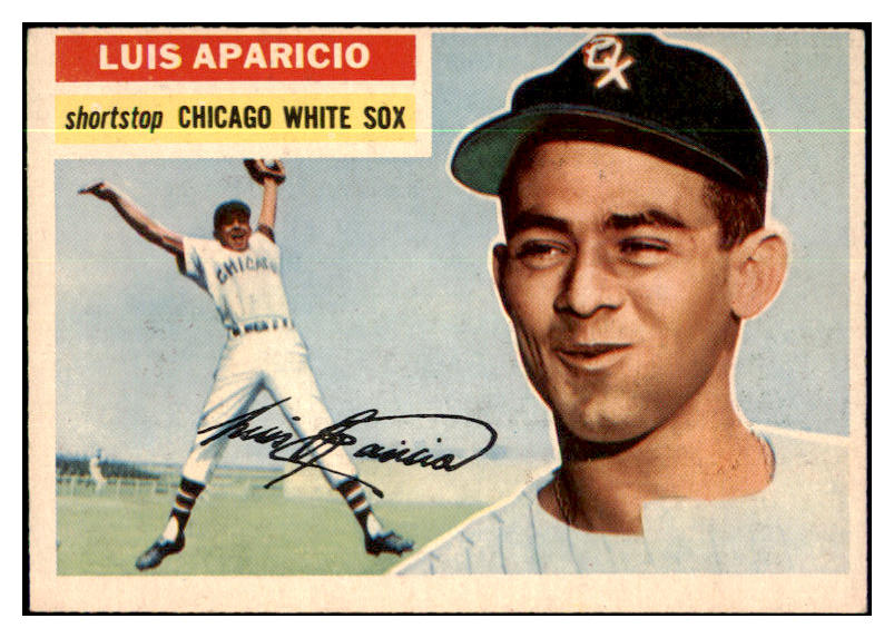 1956 Topps Baseball #292 Luis Aparicio White Sox EX 519328