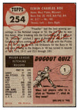 1953 Topps Baseball #254 Preacher Roe Dodgers EX 519334