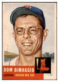 1953 Topps Baseball #149 Dom DiMaggio Red Sox EX 519335