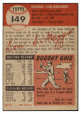 1953 Topps Baseball #149 Dom DiMaggio Red Sox EX 519335