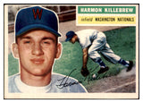 1956 Topps Baseball #164 Harmon Killebrew Senators EX-MT Gray 519345