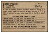 1952 Bowman Large Football #003 Doak Walker Lions VG-EX 519353