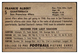 1952 Bowman Large Football #005 Frankie Albert 49ers VG-EX 519356