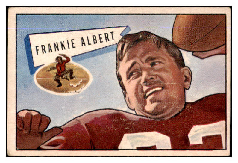 1952 Bowman Large Football #005 Frankie Albert 49ers VG-EX 519357