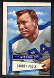 1952 Bowman Large Football #011 Barney Poole Texans FR-GD 519364