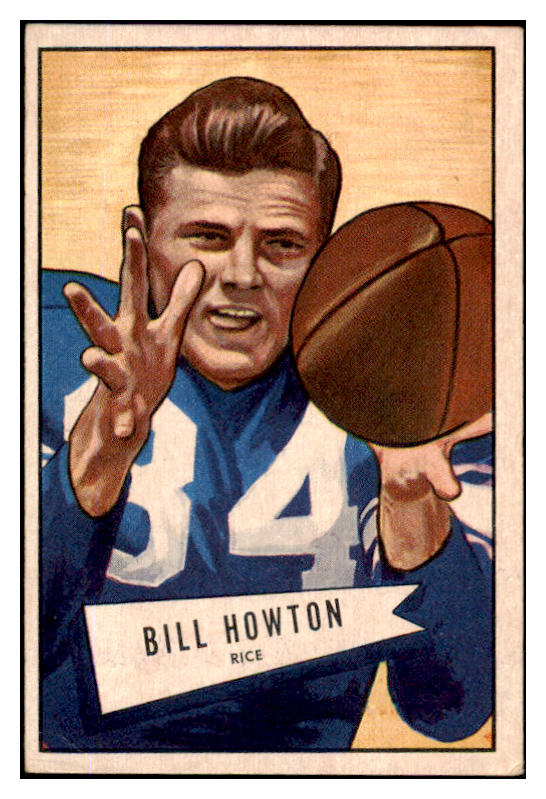 1952 Bowman Large Football #021 Bill Howton Packers VG-EX 519373