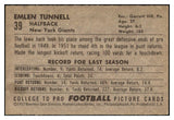 1952 Bowman Large Football #039 Emlen Tunnell Giants EX 519384