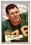 1952 Bowman Large Football #040 Steve Dowden Packers EX-MT 519386