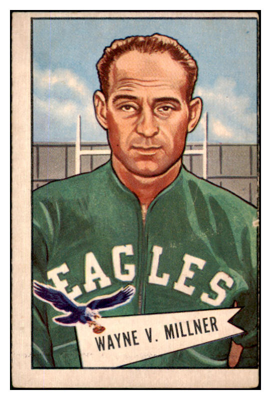 1952 Bowman Large Football #057 Wayne Millner Eagles VG-EX 519404