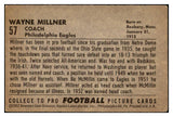 1952 Bowman Large Football #057 Wayne Millner Eagles VG-EX 519404