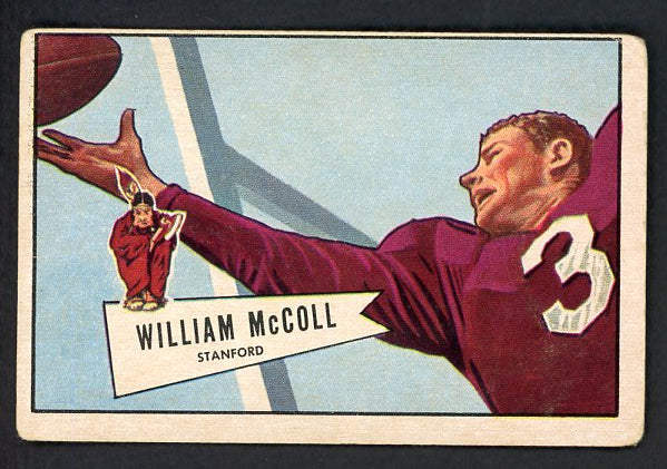 1952 Bowman Large Football #060 William McColl Bears GD-VG 519407