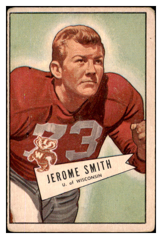 1952 Bowman Large Football #065 Jerome Smith 49ers VG 519408