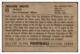 1952 Bowman Large Football #065 Jerome Smith 49ers VG 519408