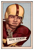 1952 Bowman Large Football #068 Wayne Robinson Eagles VG-EX 519410