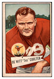 1952 Bowman Large Football #071 Tex Coulter Giants VG-EX 519413