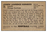 1952 Bowman Large Football #075 Joe Kuharich Cardinals EX 519416