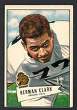 1952 Bowman Large Football #076 Herman Clark Bears VG-EX 519417