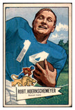 1952 Bowman Large Football #079 Bob Hoernschemeyer Lions VG-EX 519420