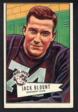 1952 Bowman Large Football #080 Jack Blount Eagles VG-EX 519421