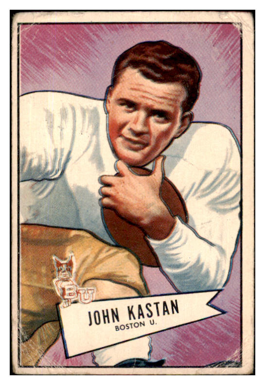 1952 Bowman Large Football #081 John Kastan Giants FR-GD 519422