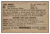 1952 Bowman Large Football #083 Joe Perry 49ers EX 519423