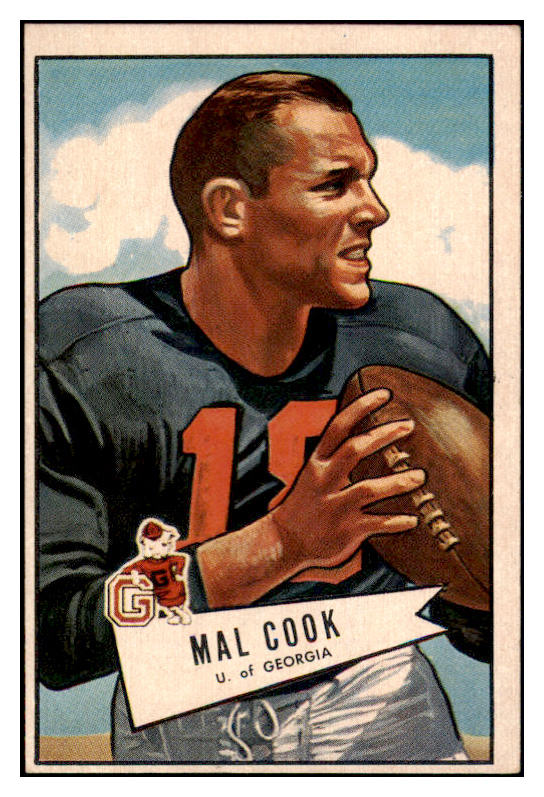 1952 Bowman Large Football #087 Mal Cook Cardinals EX-MT 519428