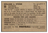 1952 Bowman Large Football #088 Billy Stone Bears EX-MT 519429