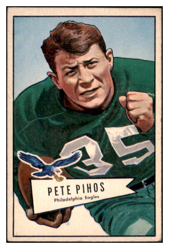 1952 Bowman Large Football #092 Pete Pihos Eagles EX 519430