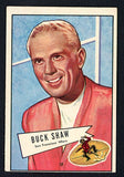 1952 Bowman Large Football #095 Buck Shaw 49ers VG-EX 519433